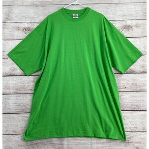 Lot of‎ 2 Pro Power Heavyweight Short Sleeve Blank T-Shirts Men's 3XL Lime Green